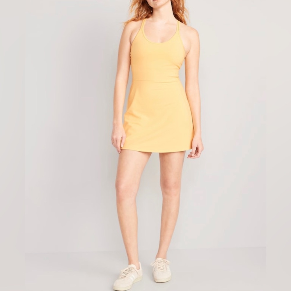 Power chill sleeveless shelf bra dress